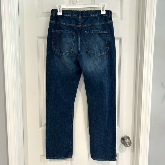 The Children's Place Boys Straight Leg Jeans Denim Sz 14 Husky Adjustable Waist - Picture 7 of 12